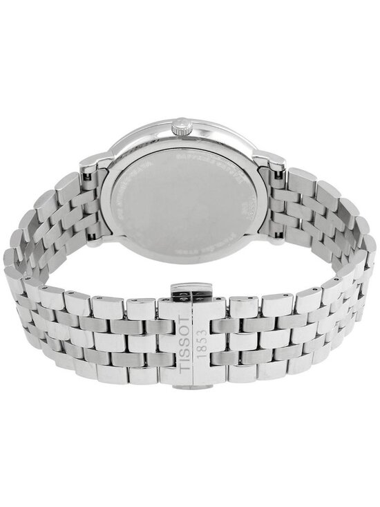 NWT Tissot Carson Moon Phase Quartz Silver Dial Men\'s Watch